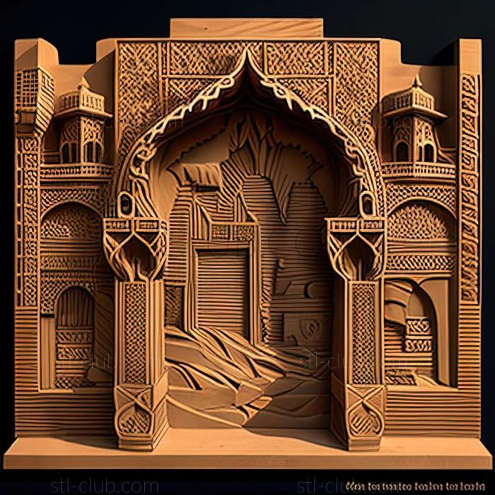 3D model Sukkur in Pakistan (STL)